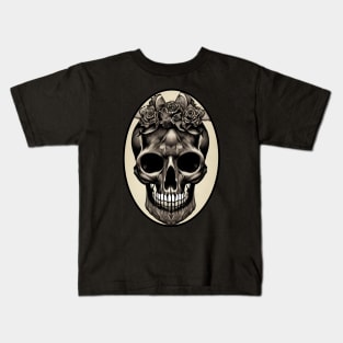 Girly Skull Kids T-Shirt